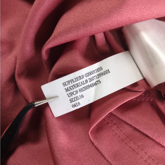 Chaps Floral Long Sleeve Day Dress- with flaws - Picture 10 of 15